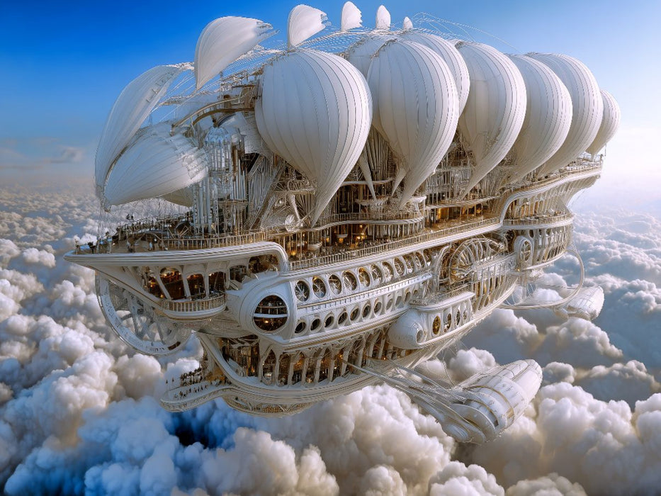 Luftschiff der Tausend Segel - CALVENDO Foto-Puzzle'