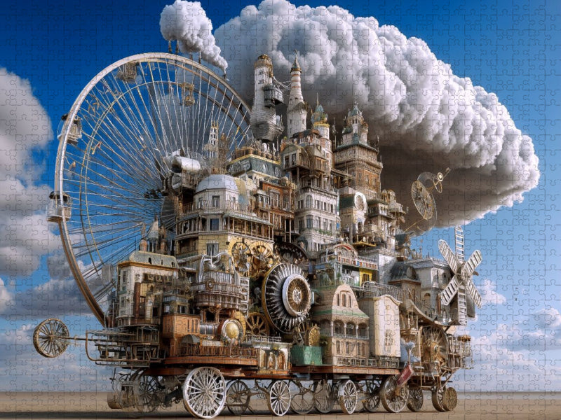 Himmelsfabrik auf Rädern - CALVENDO Foto-Puzzle'