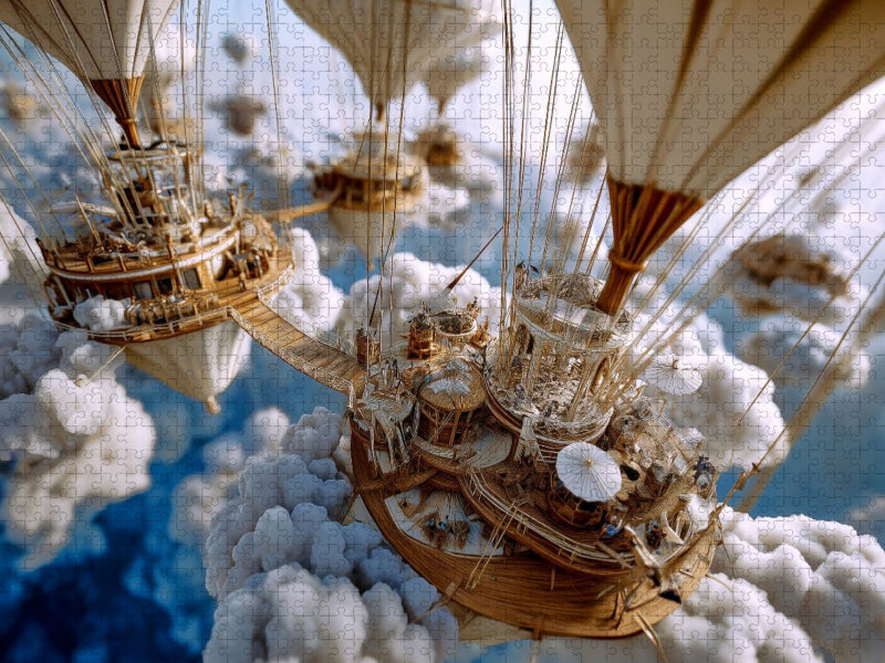 Wolkenhafen der Lüfte - CALVENDO Foto-Puzzle'