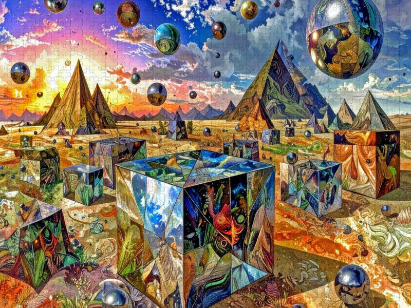 Technische Beschreibung der Welt - CALVENDO Foto-Puzzle'