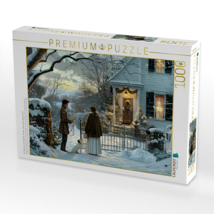 Ein Motiv aus dem Kalender "Bücher, Liebe und ein kleiner Hund" - CALVENDO Foto-Puzzle'