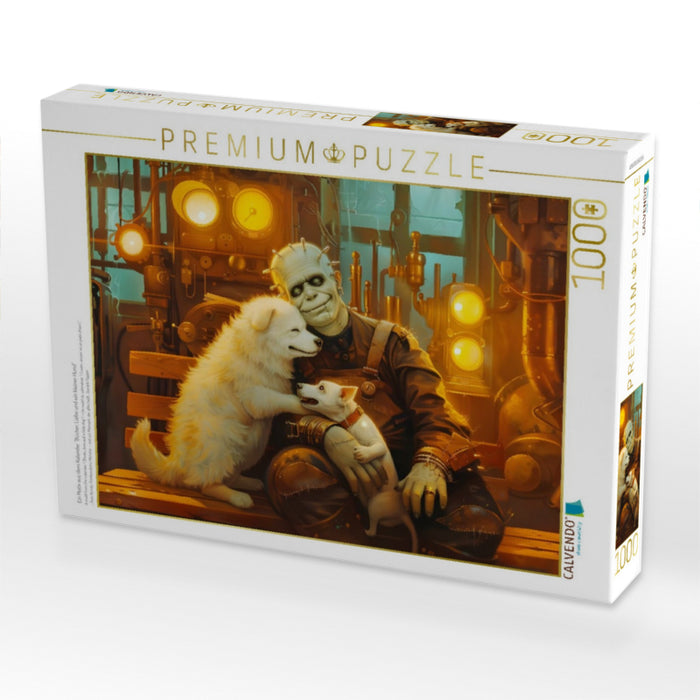 Ein Motiv aus dem Kalender "Bücher, Liebe und ein kleiner Hund" - CALVENDO Foto-Puzzle'