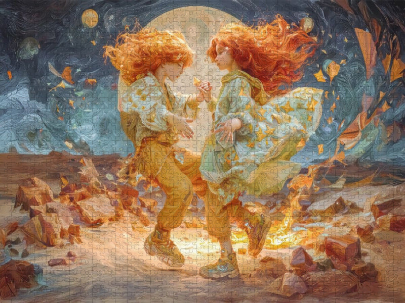 Anmutige Menschen - CALVENDO Foto-Puzzle'