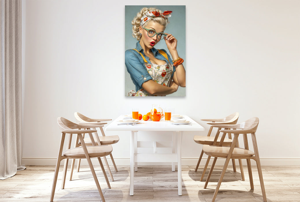 Premium Textil-Leinwand Hallo, ich bin´s