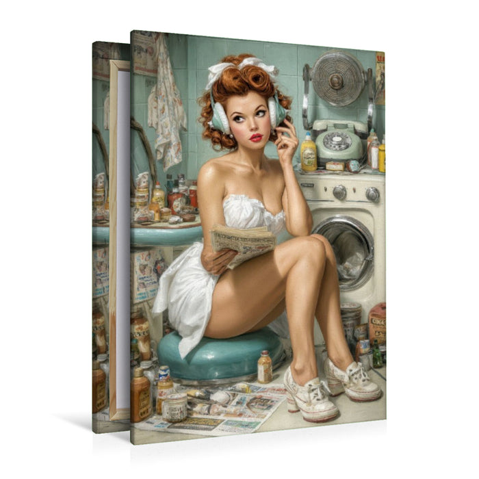 Premium Textil-Leinwand Multitasking - kein Problem