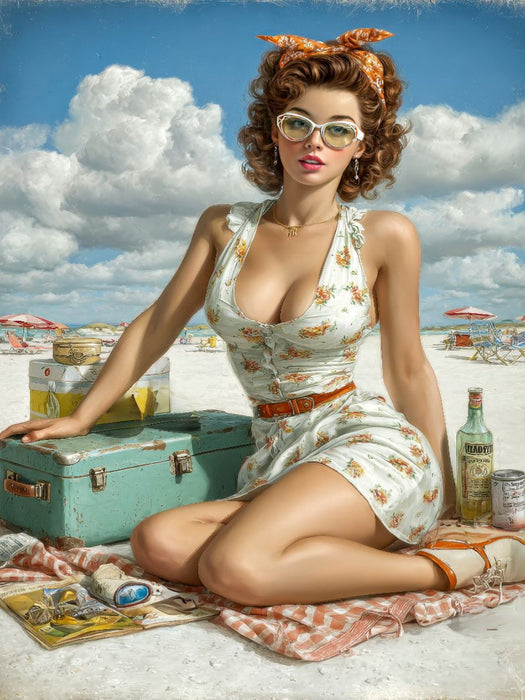 Frau muss sich auch mal was gönnen - CALVENDO Foto-Puzzle'