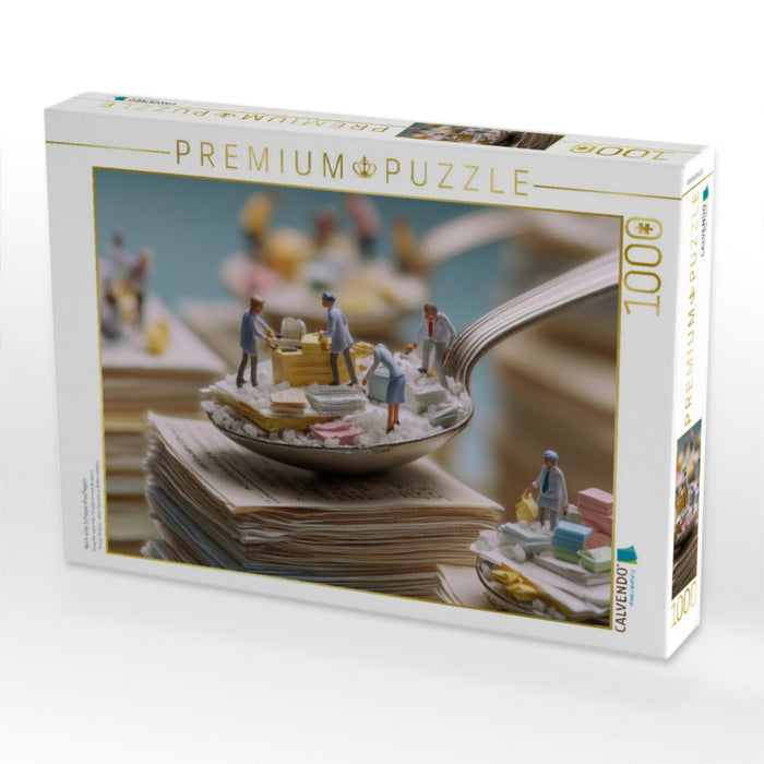 Noch eine Schippe drauflegen - CALVENDO Foto-Puzzle'
