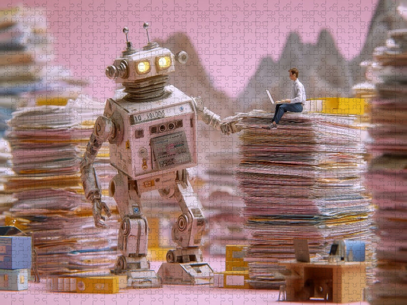 Kann das nicht die KI machen? - CALVENDO Foto-Puzzle'