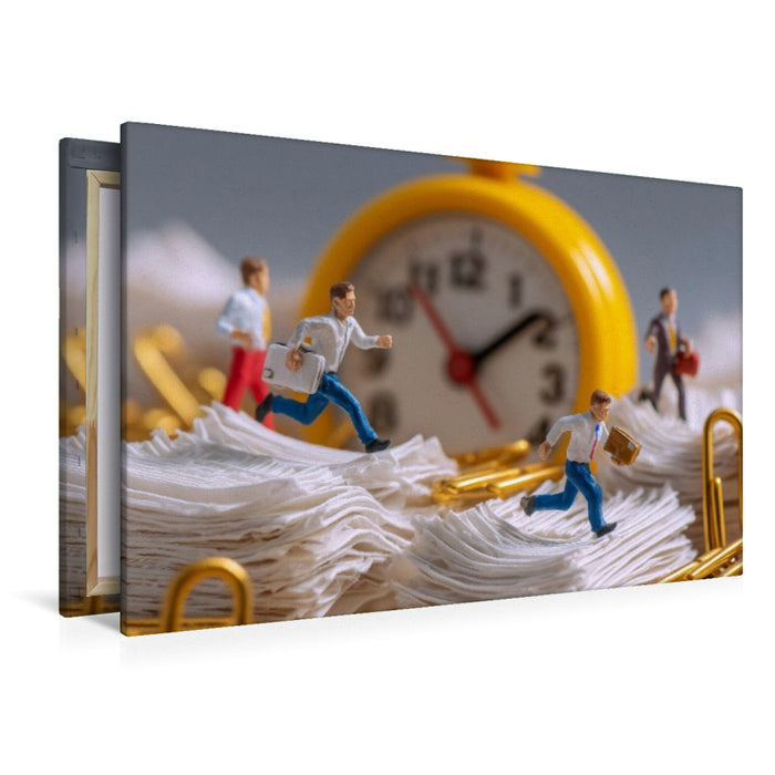 Premium Textil-Leinwand Mal eben schnell erledigen