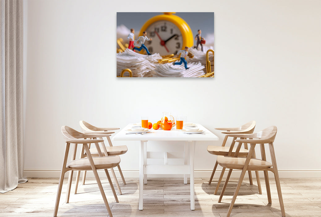 Premium Textil-Leinwand Mal eben schnell erledigen