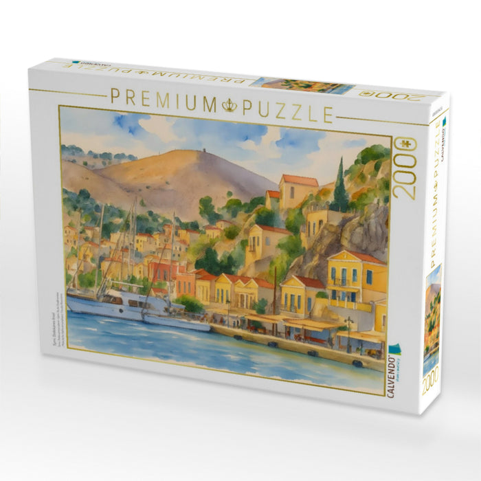 Symi, Dodekanes Insel - CALVENDO Foto-Puzzle'