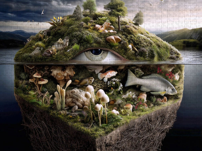 Auge der Natur - CALVENDO Foto-Puzzle'