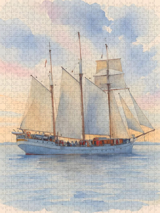 Historischer Dreimaster - CALVENDO Foto-Puzzle'