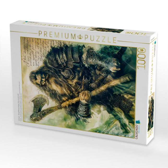 Einherjer - Die gefallenen Krieger Odins versammelt - CALVENDO Foto-Puzzle'
