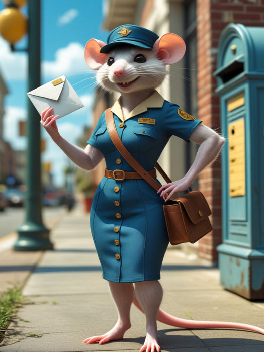 Postzustellung mit Stil - CALVENDO Foto-Puzzle'