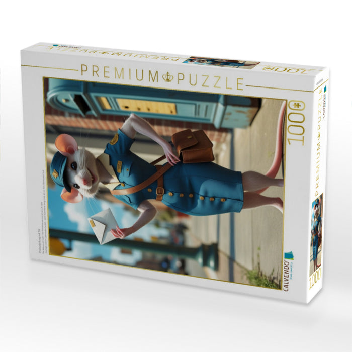 Postzustellung mit Stil - CALVENDO Foto-Puzzle'