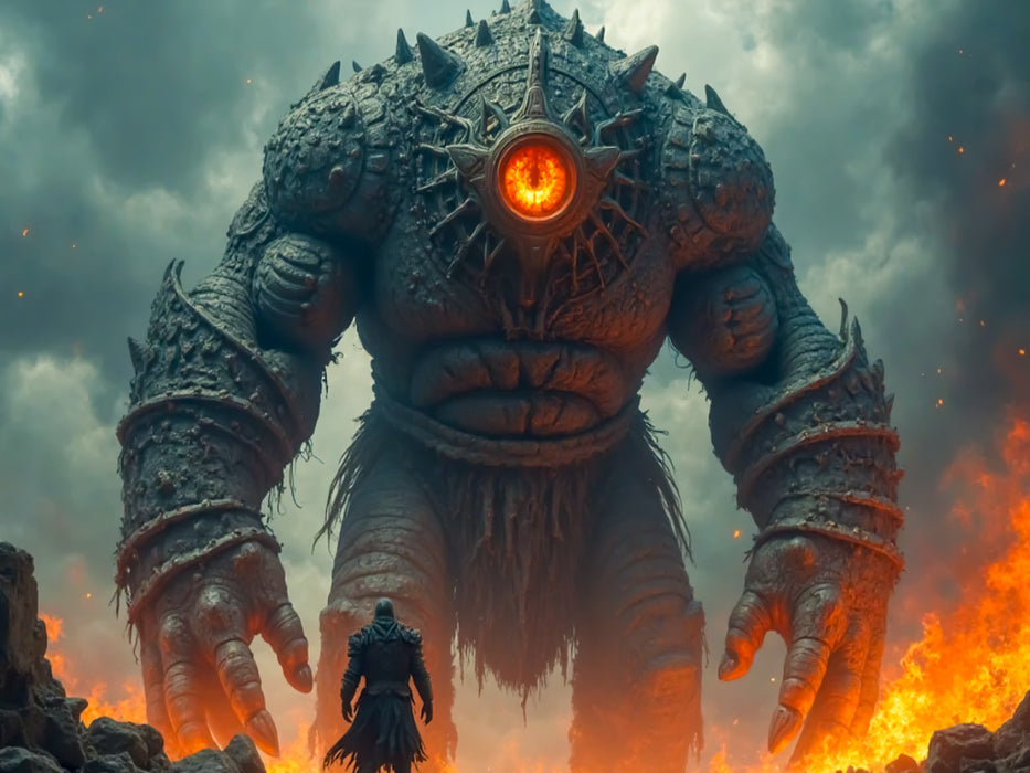 Balor, einäugige Riese der Zerstörung - CALVENDO Foto-Puzzle'