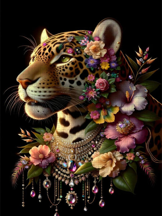 Leopardenzauber - CALVENDO Foto-Puzzle'