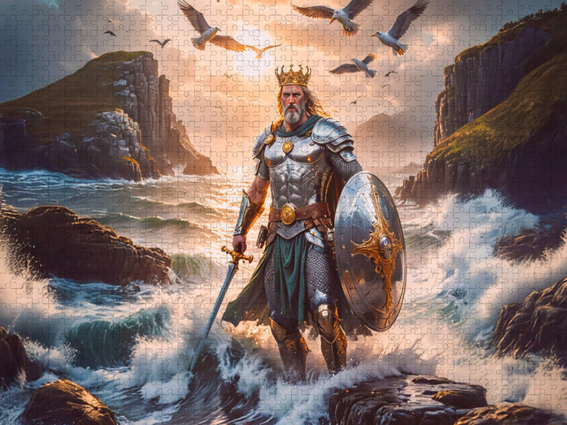 Bran the Blessed, Riese und Beschützer Britanniens - CALVENDO Foto-Puzzle'