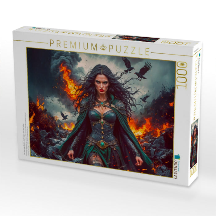 The Morrigan, Göttin des Krieges und des Todes - CALVENDO Foto-Puzzle'