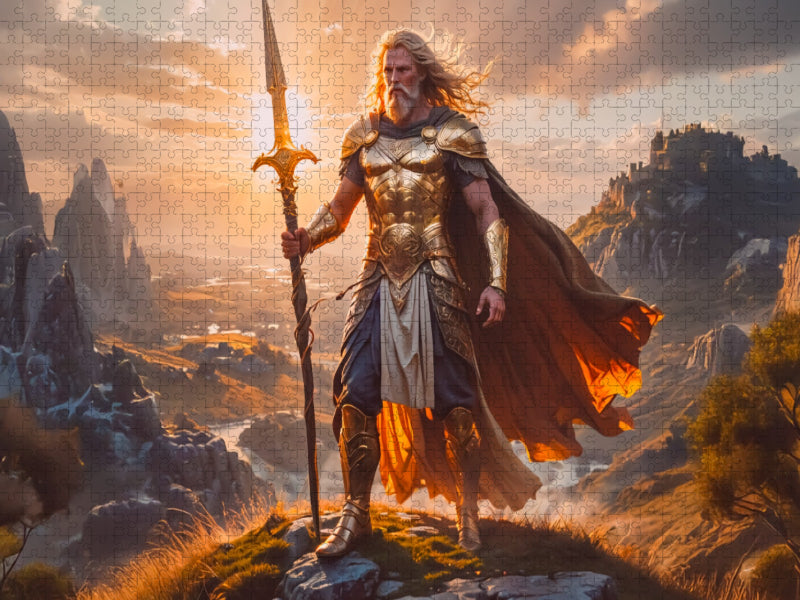 Lugh, Lichtbringer und Meister aller Künste - CALVENDO Foto-Puzzle'