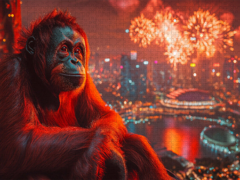 Olli der Orang-Utan - CALVENDO Foto-Puzzle'