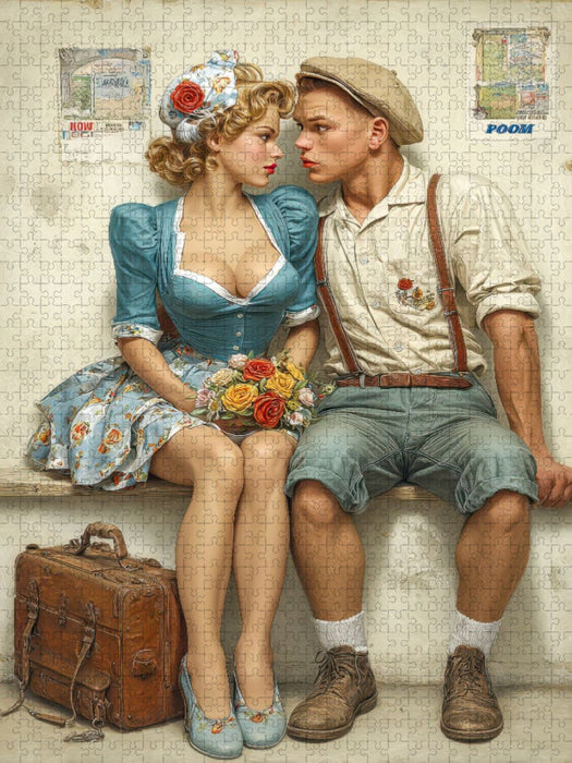 Magst du mich - dann gib mir doch ein Küsschen - CALVENDO Foto-Puzzle'