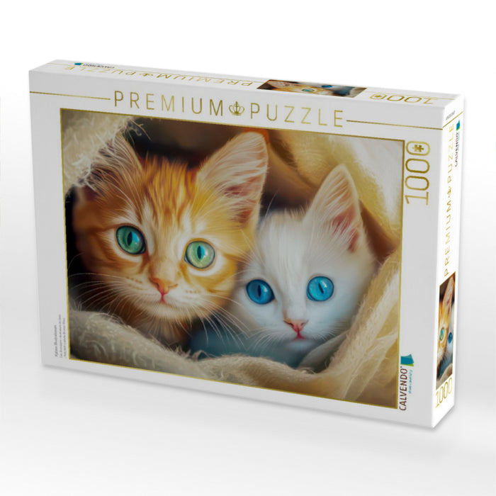 Katzen Illustrationen - CALVENDO Foto-Puzzle'