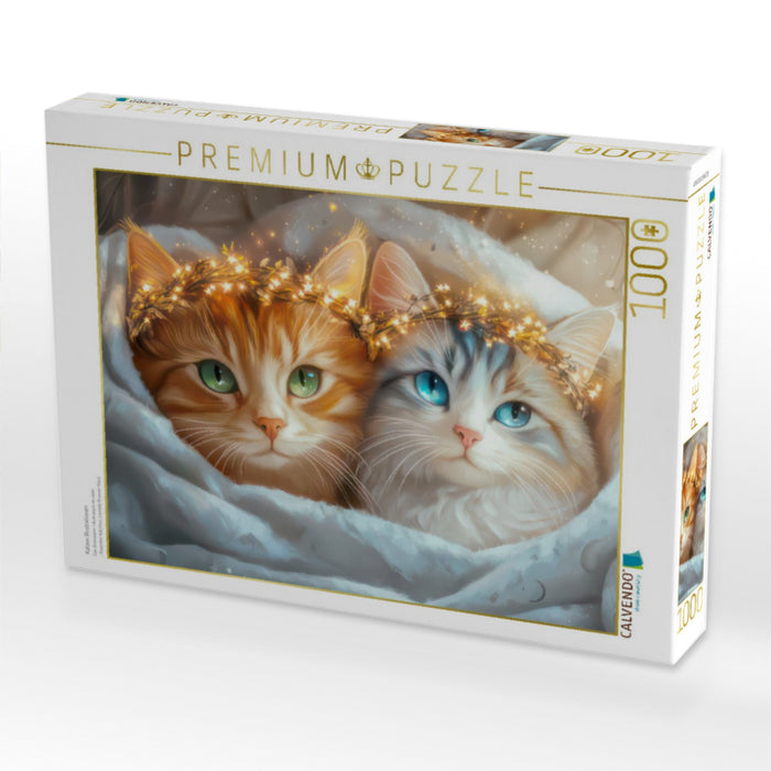 Katzen Illustrationen - CALVENDO Foto-Puzzle'