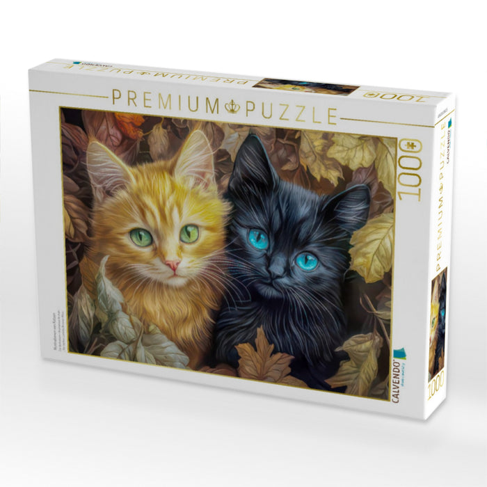 Illustrationen von Katzen - CALVENDO Foto-Puzzle'