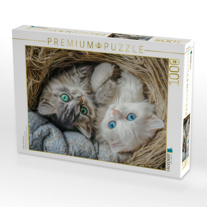Katzen Illustrationen - CALVENDO Foto-Puzzle'