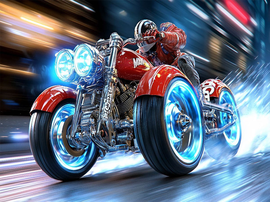 Dieses Bike hat mehr KI als mein Mathelehrer - CALVENDO Foto-Puzzle'