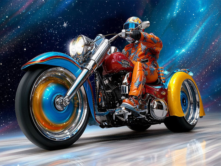 Dieses Bike fährt nicht – es teleportiert - CALVENDO Foto-Puzzle'