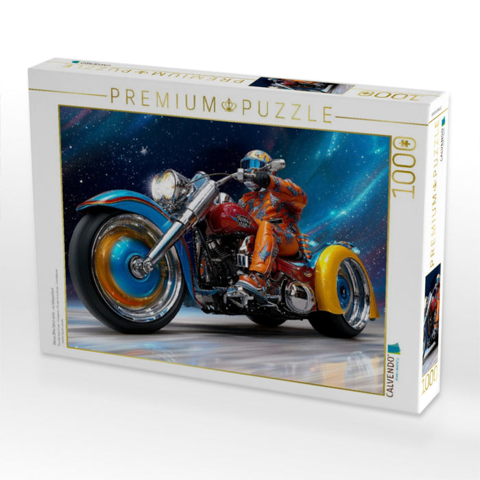 Dieses Bike fährt nicht – es teleportiert - CALVENDO Foto-Puzzle'