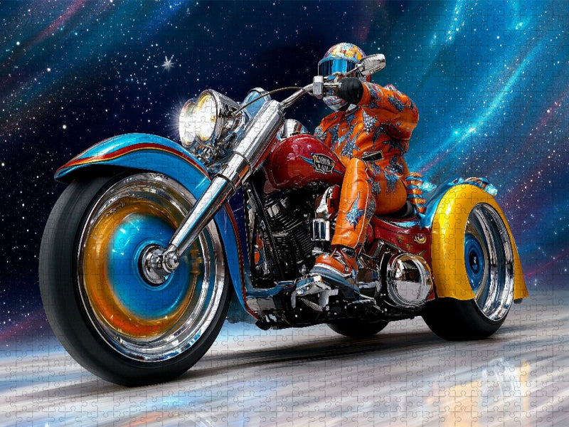 Dieses Bike fährt nicht – es teleportiert - CALVENDO Foto-Puzzle'