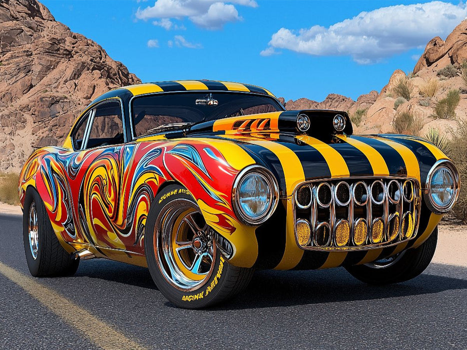 Mein Flitzer lädt schneller als mein Handy - CALVENDO Foto-Puzzle'