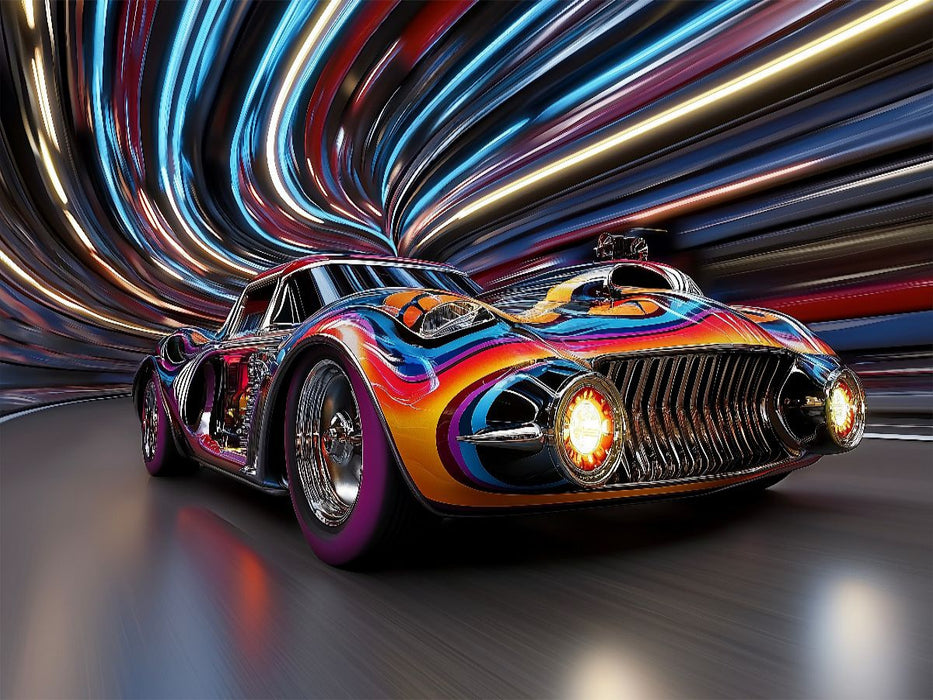 Mein Auto kann tanzen. Disco-LEDs inklusive. - CALVENDO Foto-Puzzle'