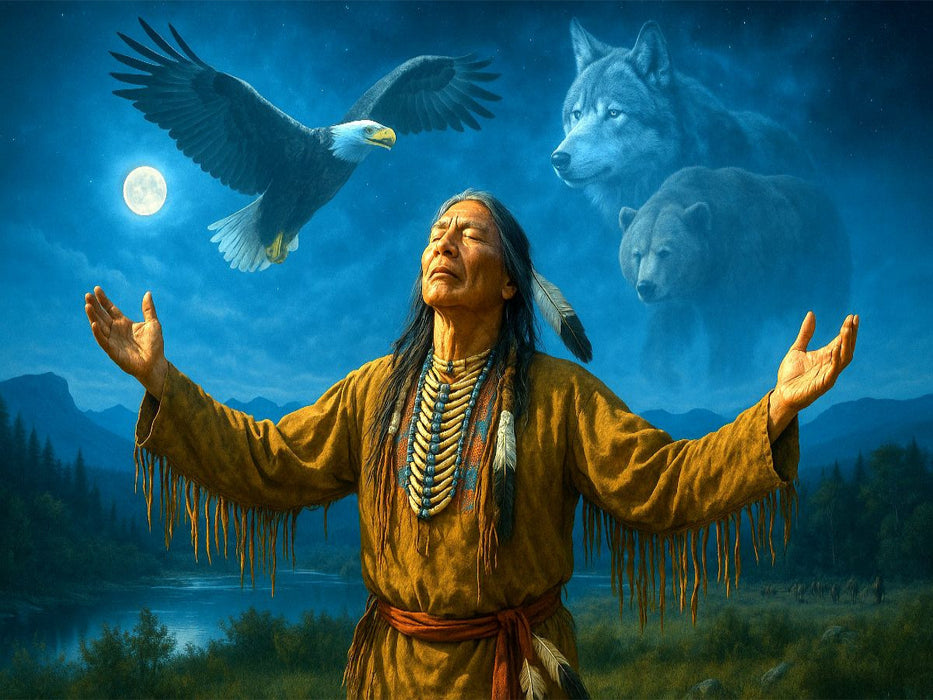 Spirituelle indianische Reise - CALVENDO Foto-Puzzle'