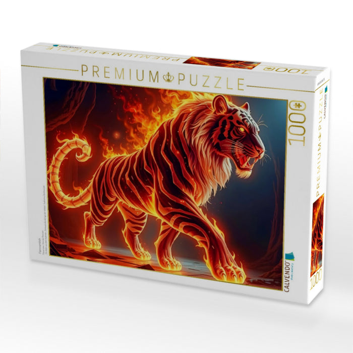 Flammenblick - CALVENDO Foto-Puzzle'