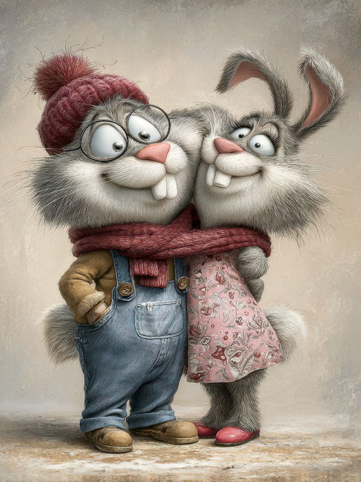 Hasen - Liebe - CALVENDO Foto-Puzzle'