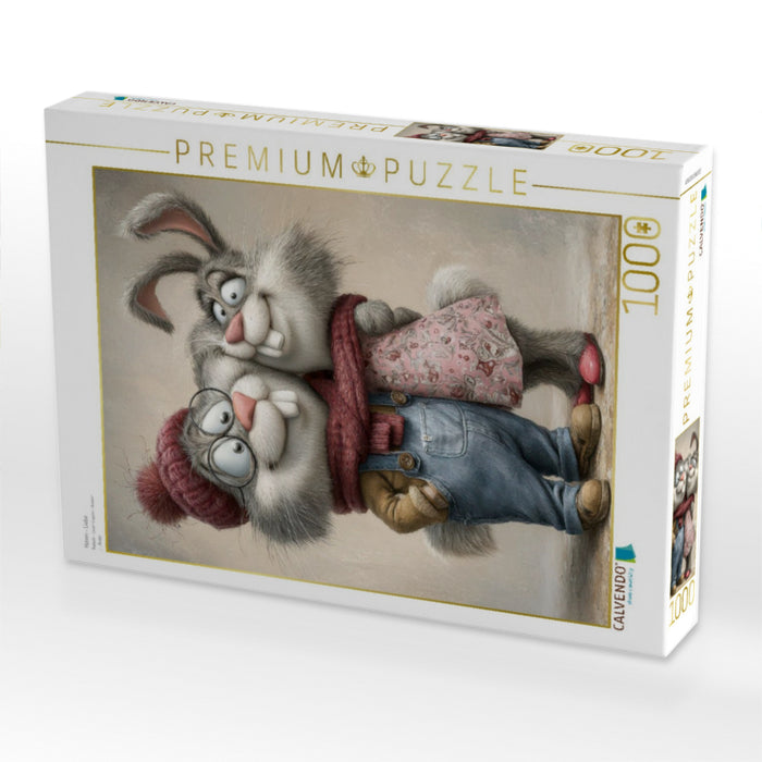 Hasen - Liebe - CALVENDO Foto-Puzzle'