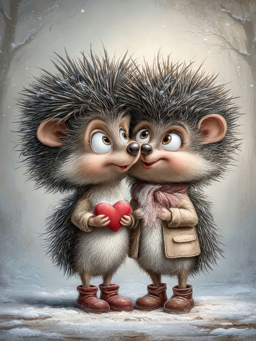 Igel - Liebe - CALVENDO Foto-Puzzle'