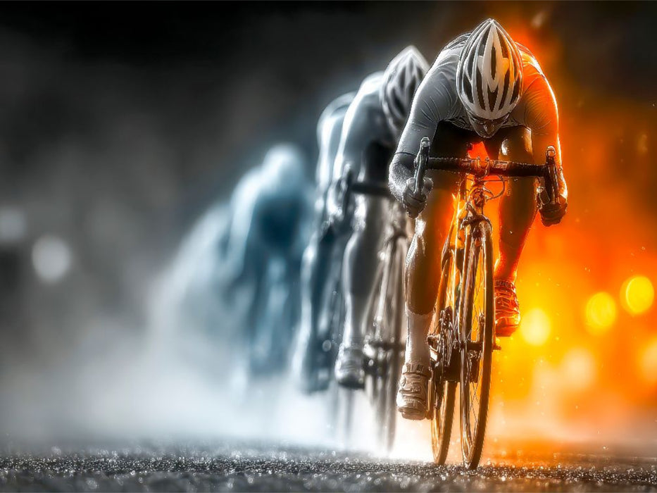 In die Pedalen treten - immer weiter - CALVENDO Foto-Puzzle'