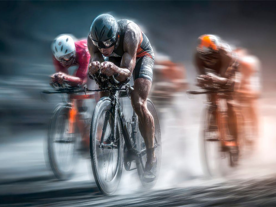 Mit jeder Faser des Körpers - weiterfahren - CALVENDO Foto-Puzzle'