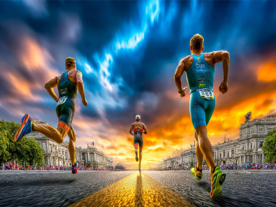 Die dritte Disziplin - laufen - CALVENDO Foto-Puzzle'