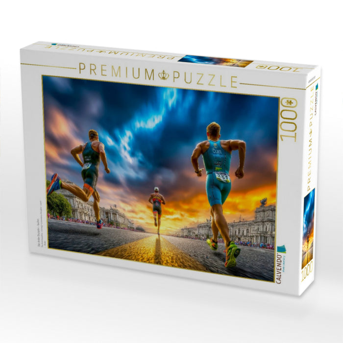 Die dritte Disziplin - laufen - CALVENDO Foto-Puzzle'