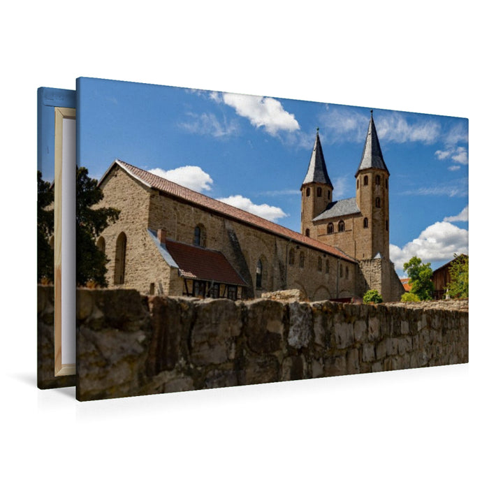 Premium Textil-Leinwand Ehemalige Harzer Benedikterkirche St. Vitus