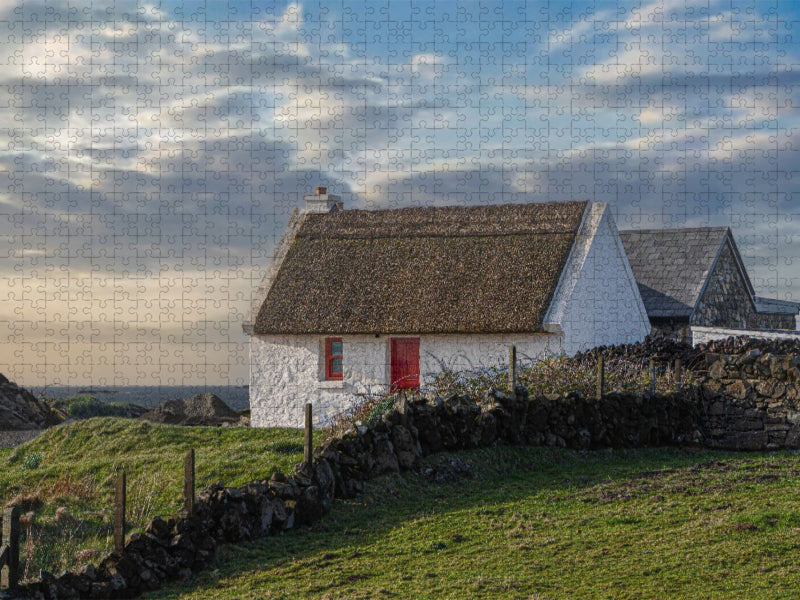 Fischerhaus, Co. Galway - CALVENDO Foto-Puzzle'