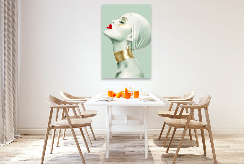 Premium Textil-Leinwand Drama, Darling!