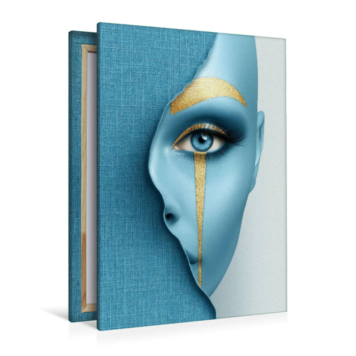 Premium Textil-Leinwand Ein Motiv aus dem Kalender Fashion im Pop-Art